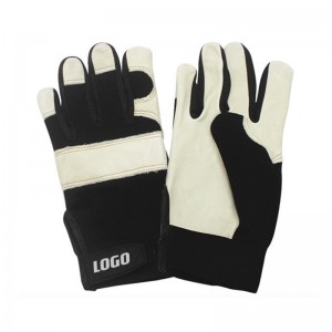 Leather Work Gloves for Gardening/Cutting/Construction/Farm/Motorcycle, Men & Women