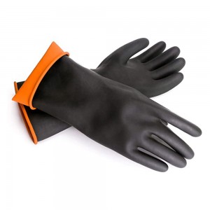Chemical Resistant Gloves, EnPoint Heavy Duty Industrial Rubber Gloves, Natural Latex Safety Work Gloves Waterproof Reusable