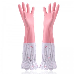 Extra Long Pvc Household Gloves Dish Washing And Gardening Gloves