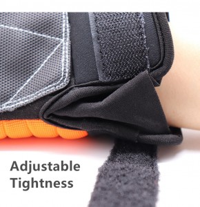 Anti Vibration Anti-cutting Gloves, SBR Padding, TPR Protector Impact Gloves, Men Mechanic Work Gloves