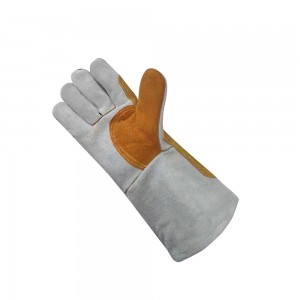 Factory wholesale Heavy Duty Leather Work Gloves - High Quality Cow Split Leather Welding Gloves Protection Hand Gloves – Red Sunshine