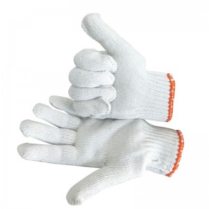 High Quality Cheap Durable White Cotton Gloves General Purpose Protective Work Gloves