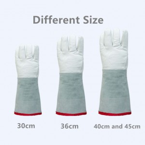 Wholesale Customization of Low Temperature Resistant Gloves Cold Storage Laboratory Anti-Liquid Nitrogen Labor Protection Anti-Freezing Gloves