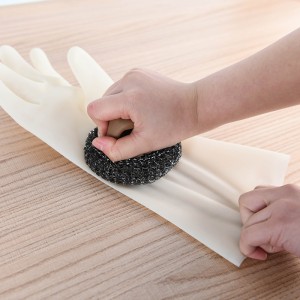 Scrubbing Gloves for Cooking Washing Kitchen Bathroom China Manufacturers Wholesale Household Waterproof Dishwashing Nitrile Safety Working Gloves
