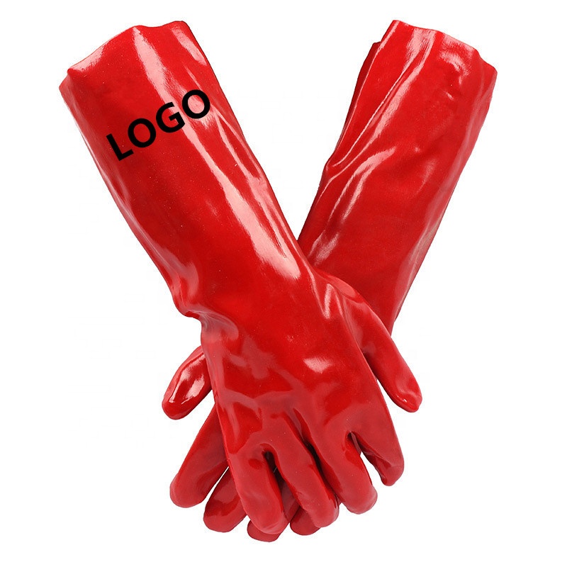 Pvc Industrial Coating Work Hand Glove Suppliers From China
