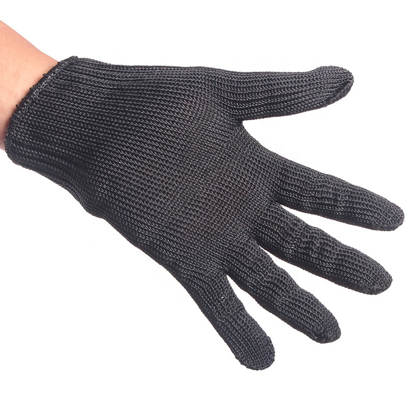 Stainless Steel Wire Mesh Butcher Protection Cut Resistant Kitchen Gloves Level 5 Cut Resistant Gloves