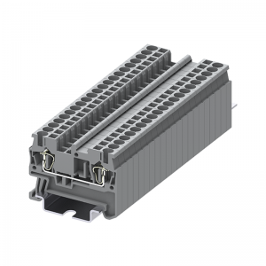 China High Quality Terminal Block 3 Pin Suppliers –  2.5mm² Din Rail Terminal with Spring Cage Connection – SUPU