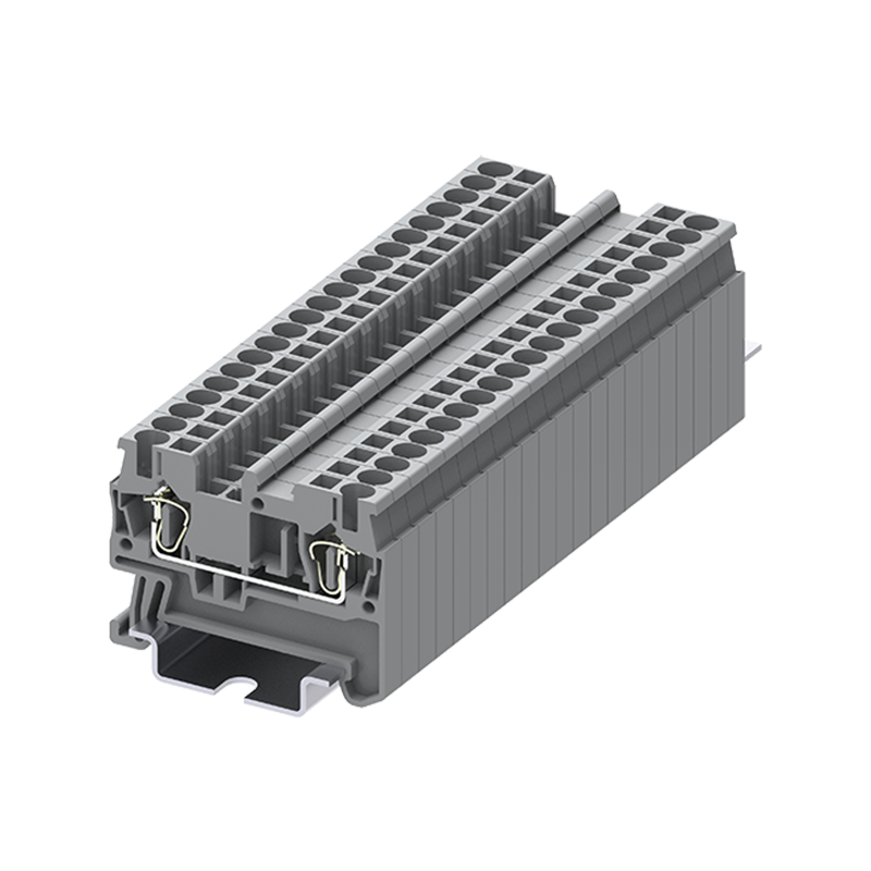 2,5 mm² Din Rail Terminal mei Spring Cage Connection