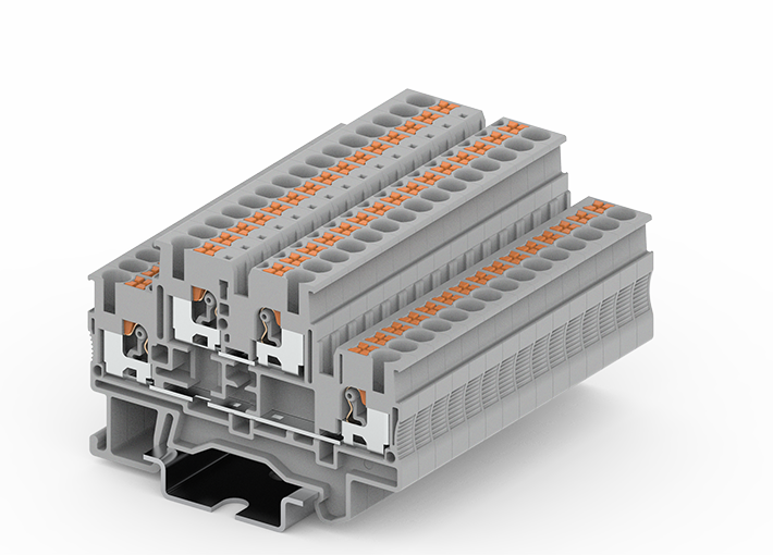 Double Layer Push-in Din-rail Terminal Block Featured Image