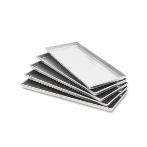 China 316l Stainless Steel Sheet - Suitable for hotel, household 304 square plate stainless steel tray rectangular plate barbecue plate steamed ri...