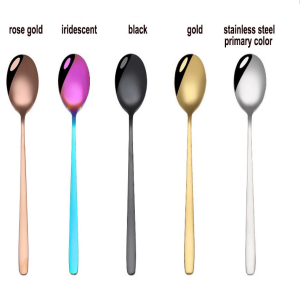 High Quality Wholesale Gold Stainless Steel Cutlery Set Rainbow Cutlery Organiser