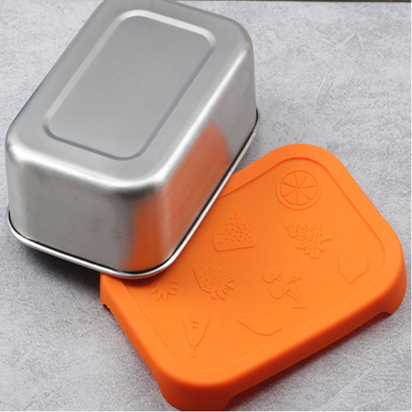 Manufactur standard Thermo Stainless Steel Lunch Box - Health Safety Leak-Proof Cheap Stainless Steel Ss Lunch Box Silicone. – Swiny
