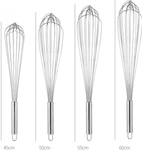 Wholesale eco-friendly kitchen products stainless steel egg beater whisk stirrer.