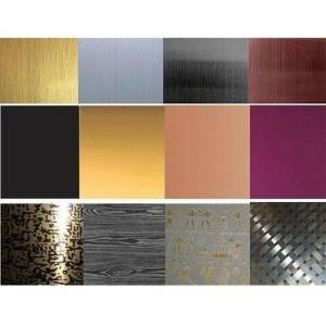 Gold Mirror Stainless Steel Sheet Manufacture - Engineering Surface Decoration With Stock Color Stainless Steel Coil – Swiny
