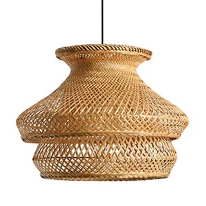Bamboo lighting pendant,Nordic modern bamboo woven birdcage chandelier | XINSANXING