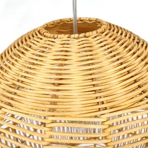 Large woven pendant light,Creative handmade rattan lanterns | XINSANXING