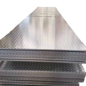 中国の熱い販売軟鋼市松模様の床板ティア ドロップ市松模様の鋼板