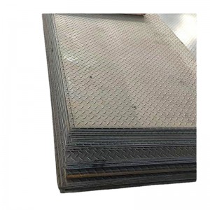 Placa de acero a cuadros de la gota de lágrima de la placa de piso a cuadros del acero suave caliente de la venta en China