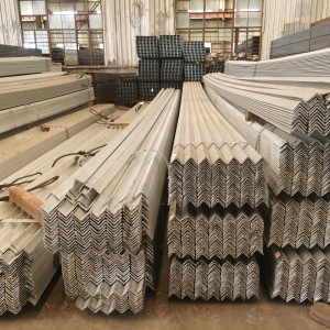 Çin'de Üretilen Proje Malzemesi Çelik Açı Standart Boyutlar, EN Sınıfı S235JR S355JR Sıcak Haddelenmiş Açılı Çelik