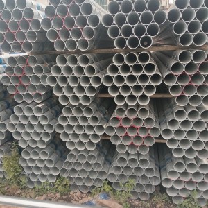 Pipa baja karbon bulat pipa baja galvanis yang dicelup panas