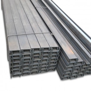 Кинески производител DIN EN10025 S235J2G3 S235J2G4 U канален челик цена u обликуван топловалиран канален челик