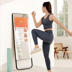 Best Supplier Intelligent Gym advertising interactive android wifi lcd fitness 43″ smart mirror for workout
