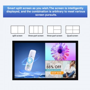 55 65 75 inch Outdoor Ip65 Tv Waterproof High Brightness Touch Kiosk Signage Floor Stand Digital Advertising Lcd Display Screen