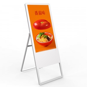 Winkel finster Hanging Transparant Double Sided Advertising Screens Digital Signage Lcd Finster Facing Display