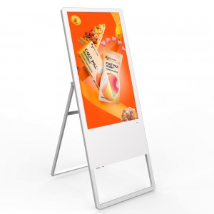 شاشات عرض إعلانات شفافة مزدوجة الجوانب معلقة على نوافذ المتجر، شاشة عرض LCD مواجهة للنافذة الرقمية