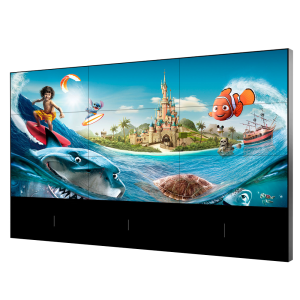 Dinding Video Lcd Dalaman Bezel Sempit 4K LCD Dinding Video Paparan Besar Dengan Skrin Pengiklanan Splicing Lancar Panel IPS Untuk Dewan Pameran