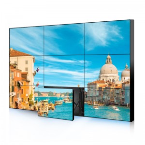 Video Wall Lcd Indoor Narrow Bezel 4K LCD Video Wall Layar Besar dengan Seamless Splicing Advertising Screen Panel IPS untuk Aula Pameran