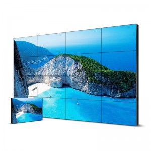 Վիդեո պատի LCD ներքին նեղ շրջանակ 4K LCD Տեսապատի մեծ էկրանով անխափան միաձուլման գովազդային էկրանով IPS վահանակ ցուցասրահի համար