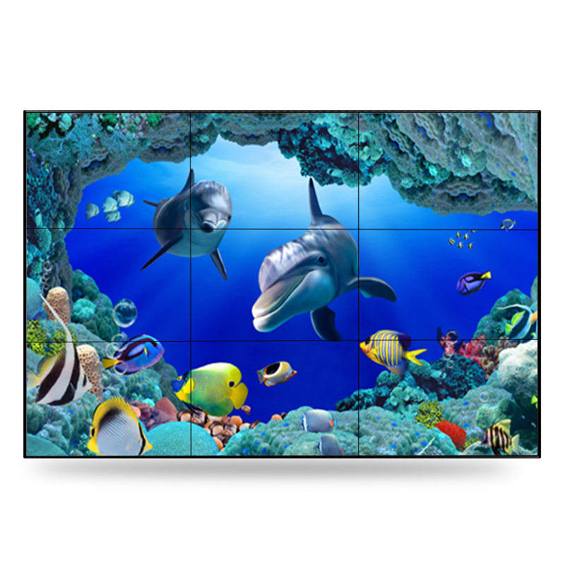 55" stand or wall mounted indoor led video wall tv display,usb lcd screen display