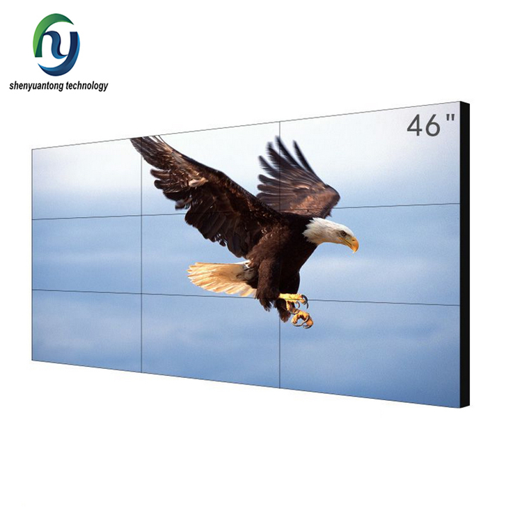 55 Inch Ultra Narrow Bezel  Video Wall Mounted Digital Signage For Mall Hotel Airport