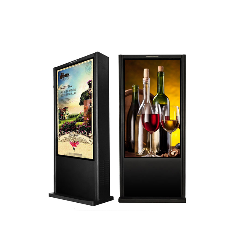55-inčni vanjski samostojeći digitalni natpis, totem, LCD reklamni kiosk za marketinški reklamni zaslon