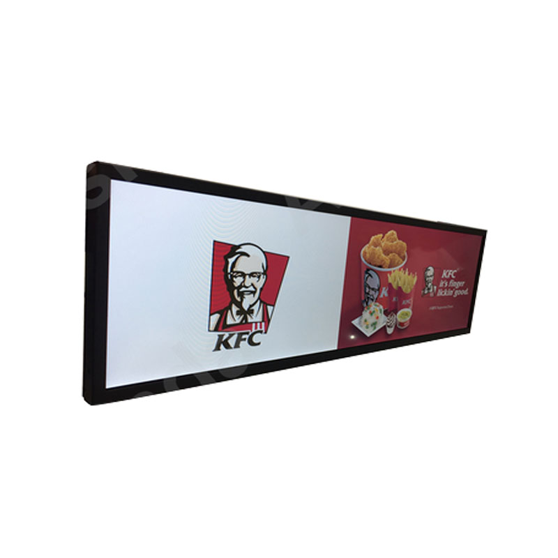 PriceList for Lcd Video Wall 3.5 Mm - Portable Digital 14.9 Inch Stretched Bar Type LCD Display For Subway – SYTON