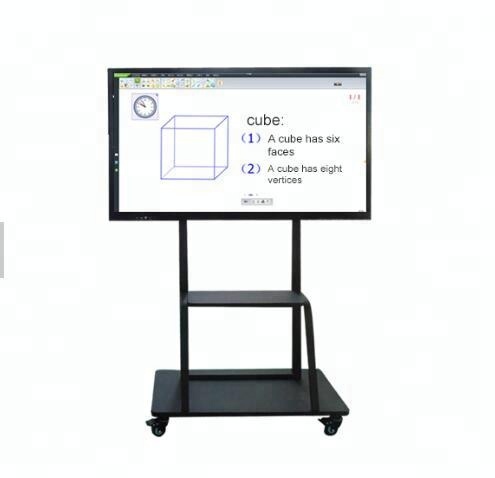 Kiosk s ekranom osjetljivim na dodir za podučavanje bijele ploče od 75 inča za školske uprave