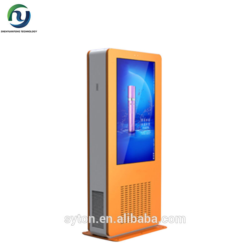 OEM/ODM Factory Video Wall Mounted Advertising Display - Full Color Wifi Interactive Digital Outdoor advertising kiosk – SYTON