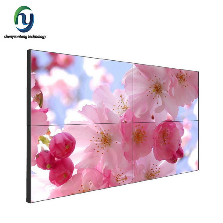 55 Inch Wire Wall Mounted Display Lcd Video Wall Video Play By Automatically