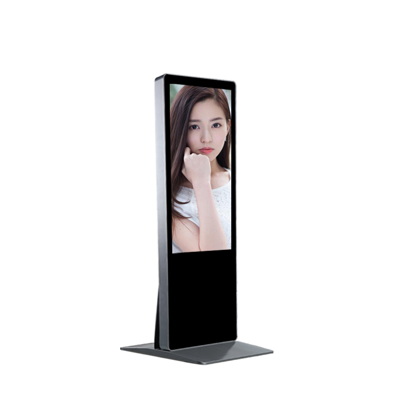 Écran publicitaire wifi hd sur pied de 42 pouces, totem autonome, supports de kiosque