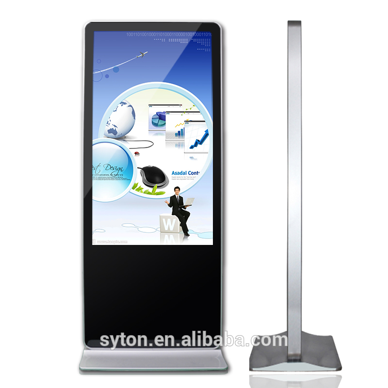 Máy quảng cáo cảm ứng đứng sàn màn hình LCD siêu rộng