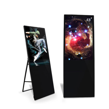 32 Zoll fordable LCD Digital Affichage, eenzeg Versioun Annonce Player, Digital Affichage Display Stands