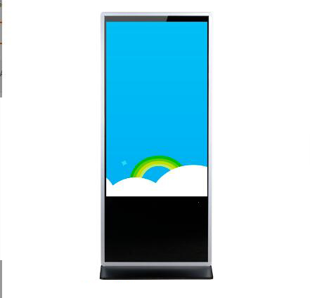 55 Coloj Planka Staranta IR Tuŝekrana Kiosko LED Reklama Ekrano Android Cifereca Signage