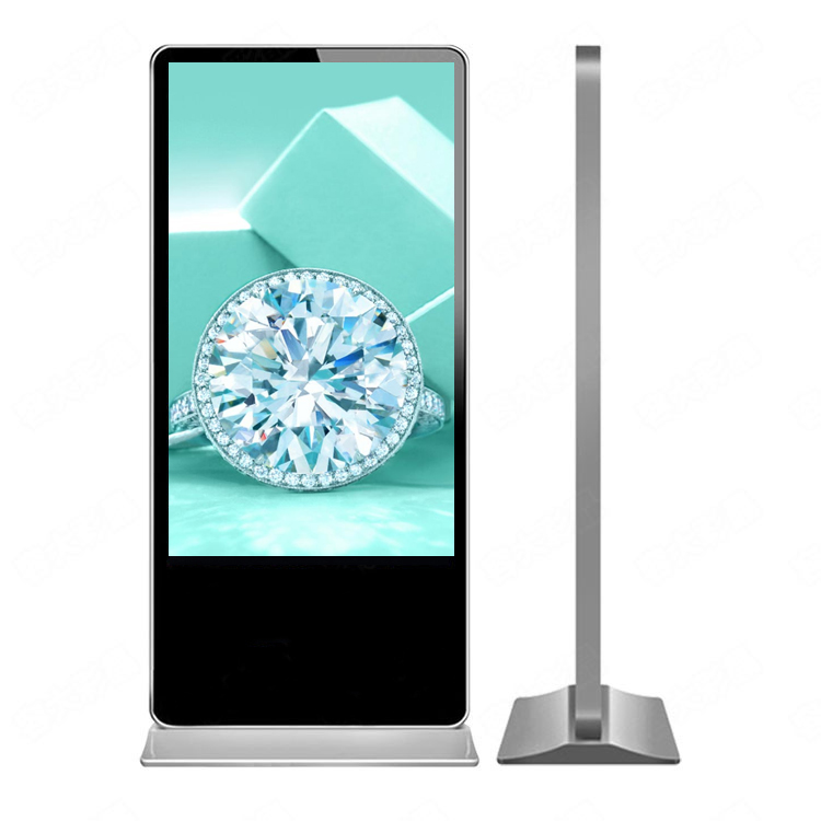 47-tolline Androidi 3G võrgu põrandal seisev LCD-reklaamekraan, digitaalsed märgistused