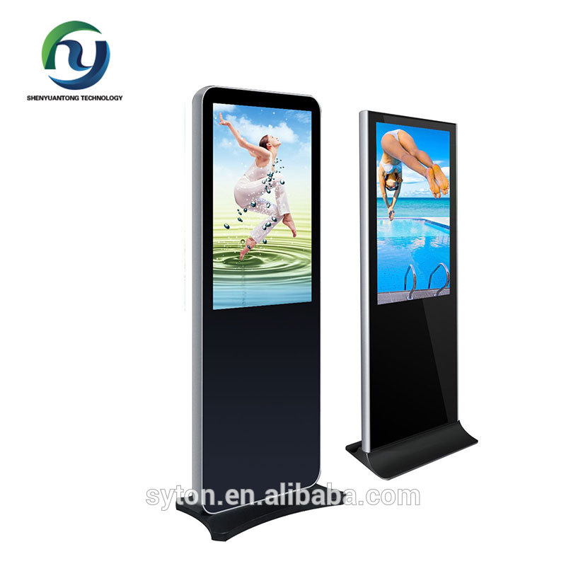 Reasonable price for 4×3 Led Video Wall - 55 inch iphone design lcd network digital signage totem with wifi 3G – SYTON