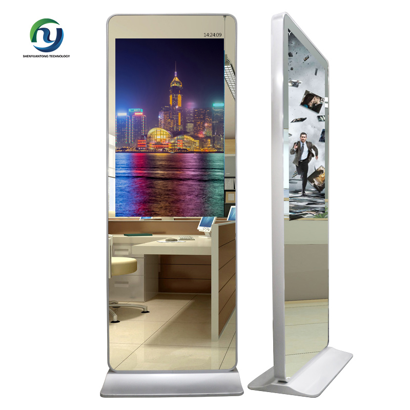 Renewable Design for 42 Inch Floor Standing Digital Signage - 47'' magic mirror advertising display Smart advertising mirror Magic Mirror Sensor Advertising Player Digital Signage –...