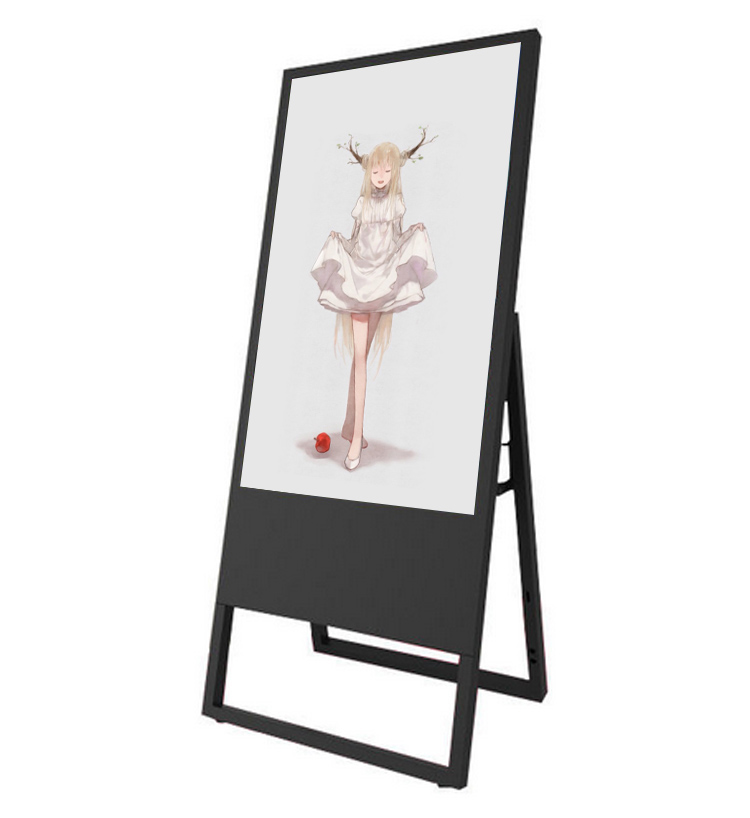 Factory wholesale Display Advertising Screen - Portable Slim Floor Stand 43 Inch Touch Screen Display Advertising Display LCD – SYTON