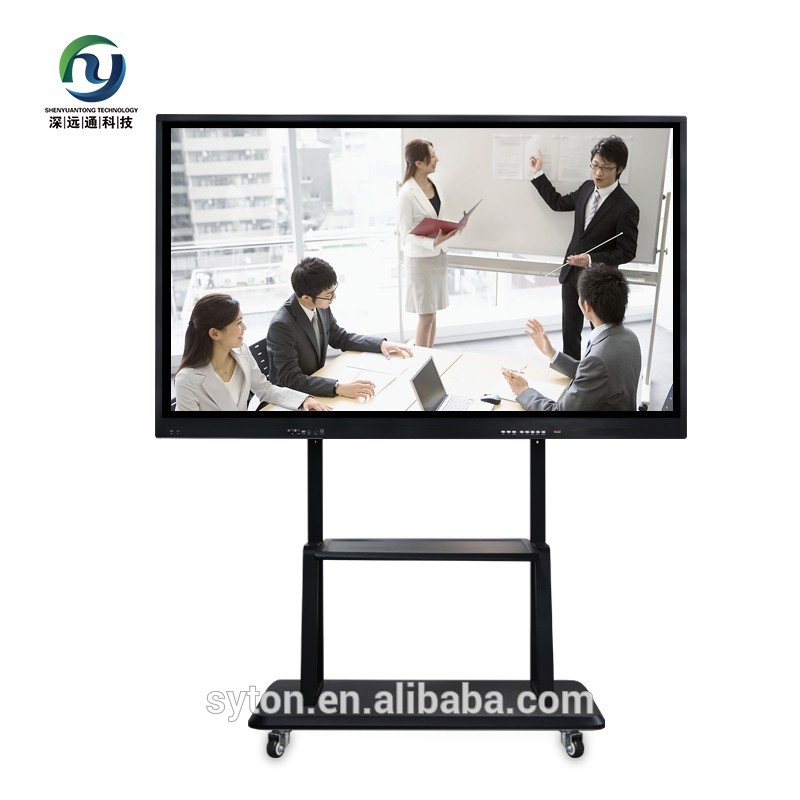 55 inch floor stand teaching all in one interactive whiteboard