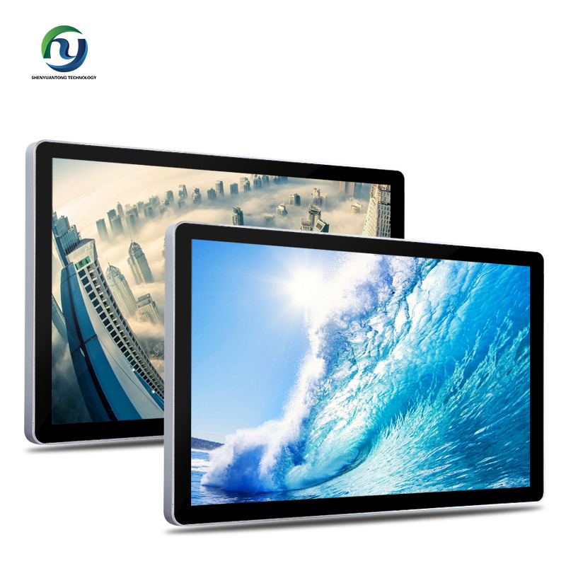 65 اینچ سفید جایگزین آندروید صفحه نمایش لمسی LCD علامت دیجیتال