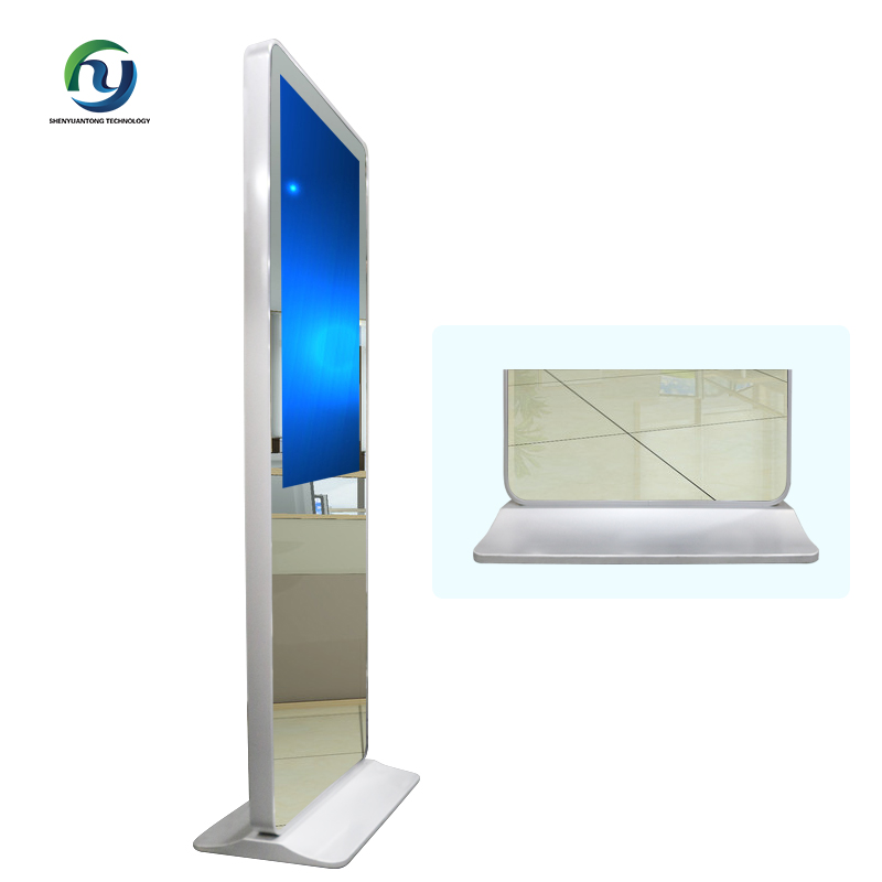 High Quality 42 Inch Floor Stand Indoor Digital Signage Lcd Mirror Display For Mall